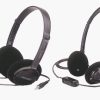 Koss Headphone On Ear 3.5mm Portable with Volume Control BULK 8ft Long Cord - Black