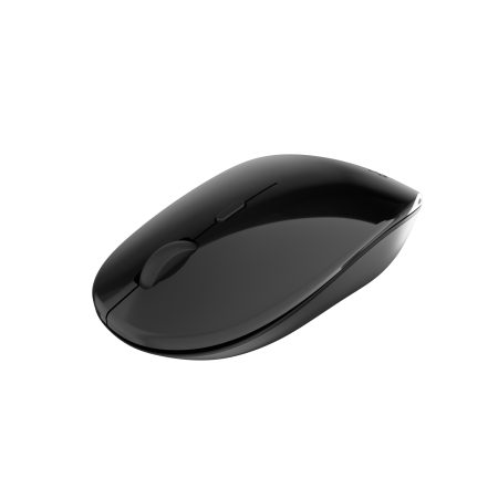 Klipxtreme Mouse Bluetooth v5.1 4 Button with Scroll Ambidextrous 2400dpi Ergonomic PC/Mac/Android - Black