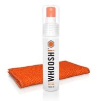 Whoosh! Screen Shine 50ml with 6in x 6in Antimicrobial Cloth Non-Toxic Alcohol & Ammonia Free Formula