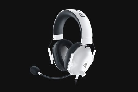 Razer Gaming Headset Wired BlackShark V2 X with Boom Mic HyperClear  Advanced Passive Noise Cancelling 7.1 Surround Sound - White