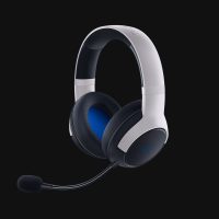 Razer Playstation 5/4 Gaming Headset Wireless Kaira with Boom Mic HyperClear USB-C or Bluetooth - White