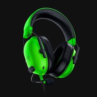 Razer Gaming Headset Wired BlackShark V2X with Boom Mic Hyperclear  Advanced Passive Noise Cancelling  7.1 Surround - Green