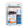 Emzone Travel Screen Cleaning Kit - Includes 100ml Screen Cleaner - 1 Microfibre Cloth - 6 Screen Cleaning Wipes Alcohol & Ammonia Free