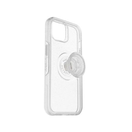 OtterBox iPhone 14/13 & PopSocket Symmetry Case - Stardust Silver