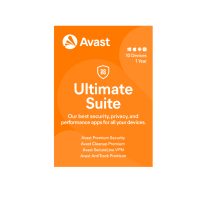 Avast Ultimate Security with VPN 10-User 1-Year ESD (DOWNLOAD CODE) Speed Up & Clean Up Tools - PC/Mac/Android/iOS