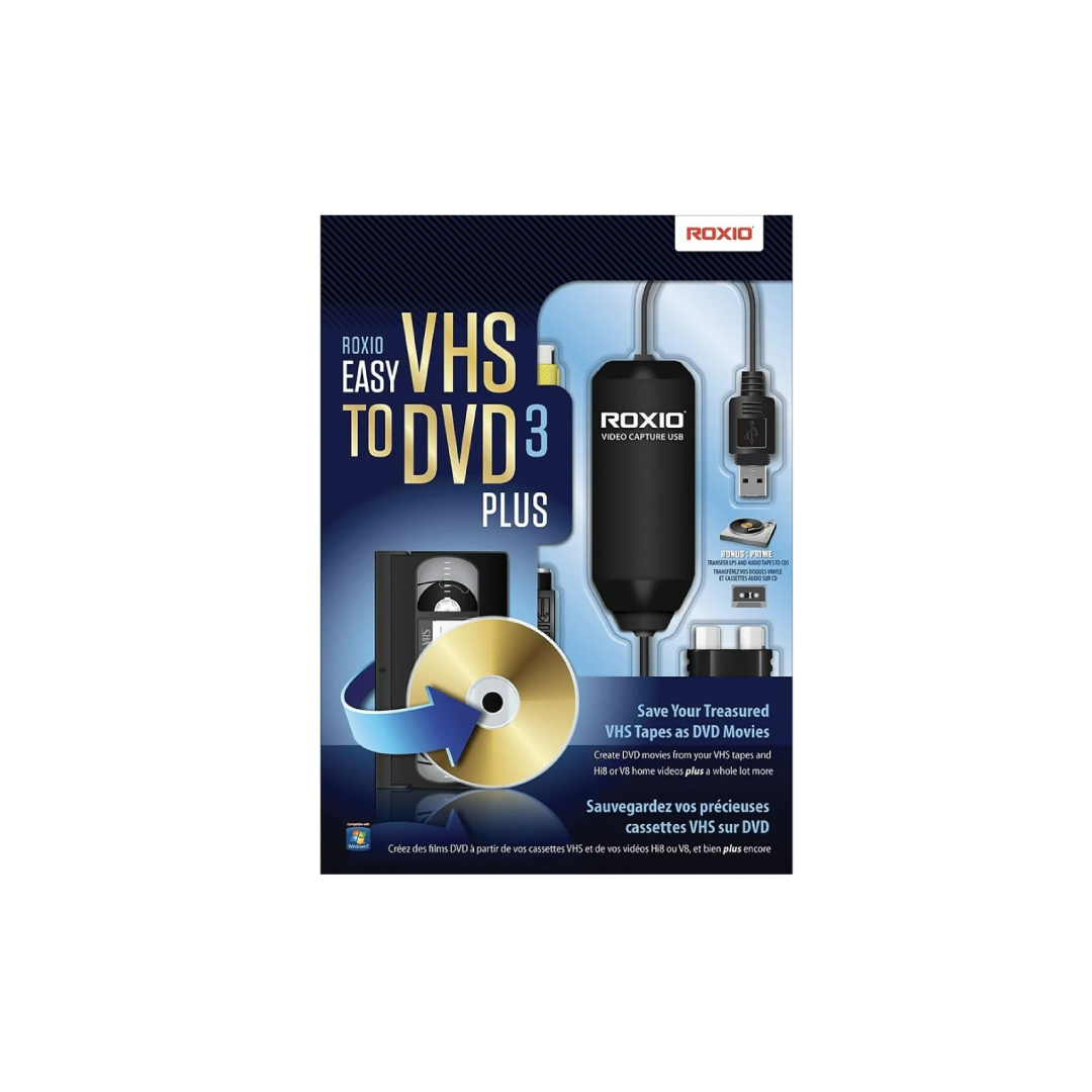 Roxio Easy VHS to DVD 3 Plus – BIL – PC Roxio Easy VHS to DVD 3 Plus - BIL - PC