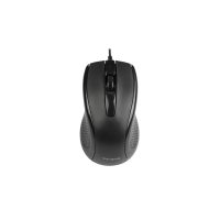 Targus Mouse Wired 3 Button Full Size Optical Ergonomic Ambidextrous 1000dpi PC/Mac - Black