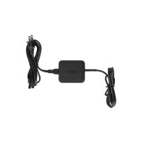 Targus Universal Laptop Power Adapter 65W Semi Slim USB-C Qualcomm Quick Charge 3.0 with Extra USB-A Port - Black