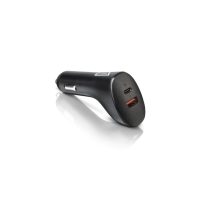 iStore Car Charger 2 Port USB-A & USB-C 6A/36W - Black