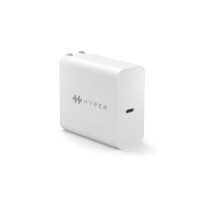 Hyper Wall Charger 1 Port HyperJuice 65W Power Delivery USB-C with 3ft USB-C to USB-C Cable Included - White