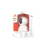 Nexxt Smart Home Indoor Camera V2 2k PTZ (Pan Tilt Zoom) 2 Way Communication Micro SD Slot Night Vision Motion Sensor - RJ45 - White