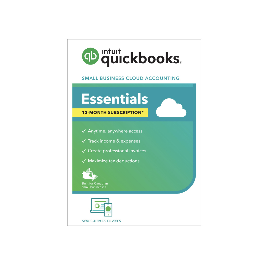 QuickBooks Online Essentials 2023 3-User 13-Month ESD (DOWNLOAD CODE) PC Only