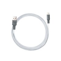 Ventev Charge & Sync Lightning MFI to USB-C Cable 10ft Alloy - White