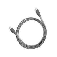 Ventev Charge & Sync Lightning MFI to USB-C Cable 3.3ft Flat - Gray