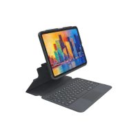 Zagg iPad 10.9 2022 Pro Keys wireless Keyboard with Detachable Case - Charcoal