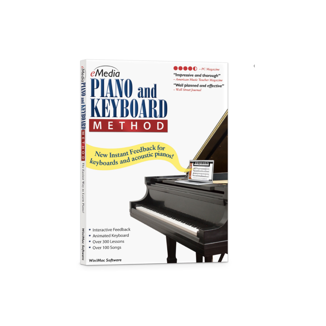 Emedia Piano & Keyboard Method V3 BIL DVD-Rom PC/Mac