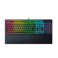 Razer Gaming Keyboard Wired Ornata V3 Low-profile Mecha-Membrane Switches with Sound Dampening Foam Chroma RGB - Black