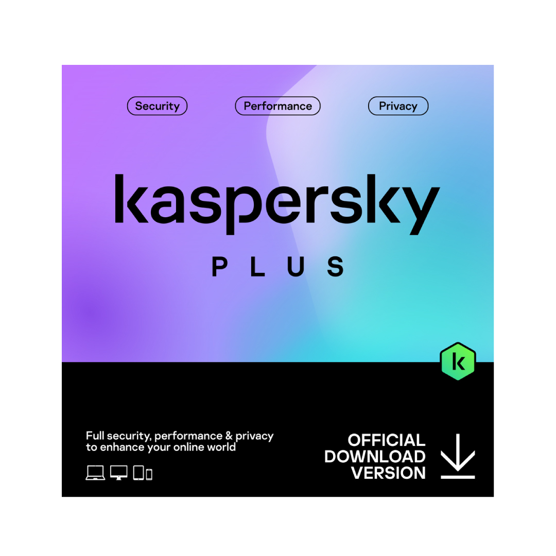 Kaspersky Plus (Total Security) 10-User 1-Year with Unlimited VPN ESD (DOWNLOAD CODE) PC/Mac/Android
