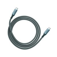 Ventev Charge & Sync USB-C to USB-C Cable 4ft Alloy - Steel Gray
