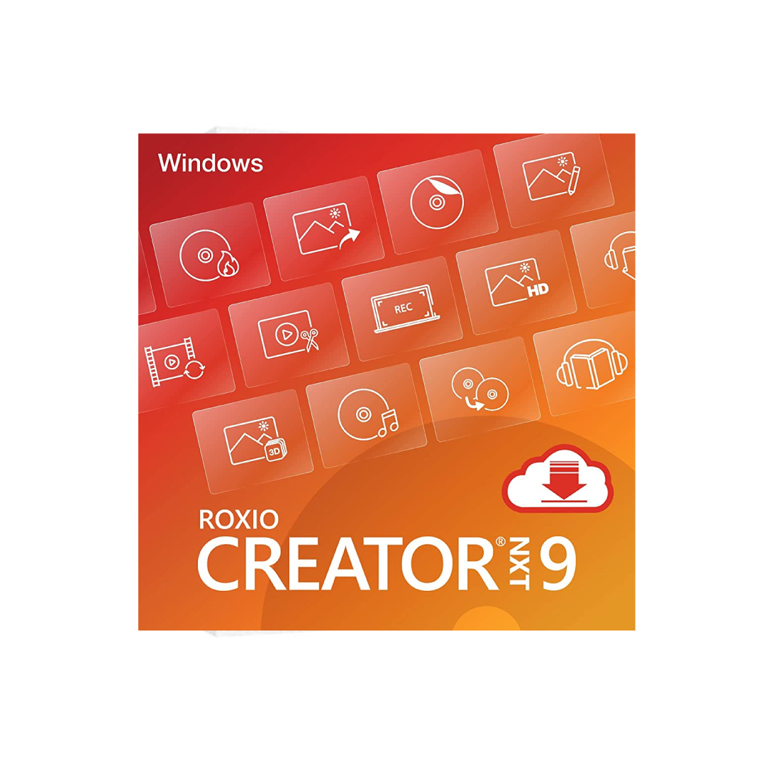 Roxio Creator NXT 9 ESD (DOWNLOAD CODE) Multimedia Suite & Disc Burner - PC