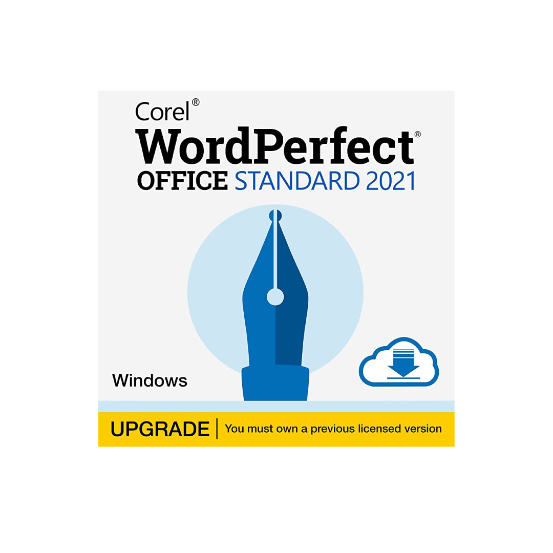 Corel WordPerfect Office 2021 Standard Edition Upgrade ESD (DOWNLOAD CODE) - PC