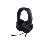 Razer Gaming Headset Wired Kraken V3 X with Boom Hyperclear Cardioid Mic 7.1 Chroma RGB USB - Black