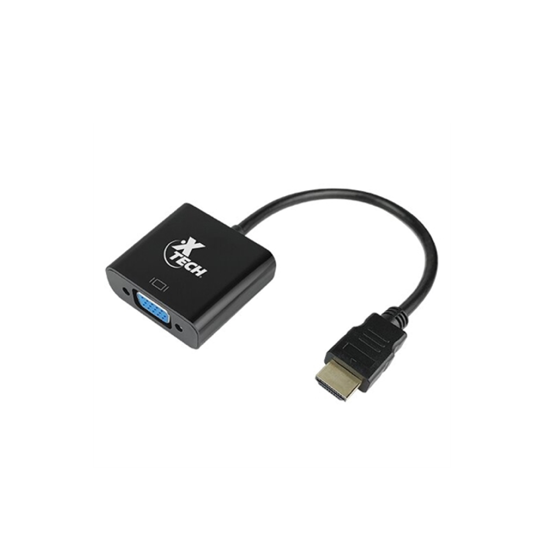 Xtech Adapter HDMI Male to VGA Female - Black