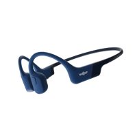 Shokz OpenRun Blue Bluetooth Headset with Mic Bone Conduction - Lightweight - Waterproof IP67 - 8Hr Battery Life