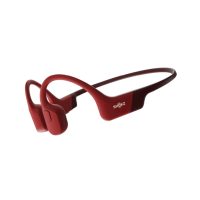 Shokz OpenRun Red Bluetooth Headset with Mic Bone Conduction - Lightweight - Waterproof IP67 - 8Hr Battery Life