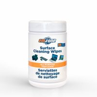 Emzone Surface Cleaning Wipes All-Purpose 100 Tub Good for Tech & All Surfaces Lint Free