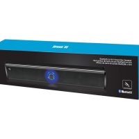Adesso Speaker Sound Bar 10W x 2 Bluetooth 5.0 6hr Playtime High Output Power Aux input and Aux Cable Included - Black