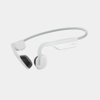 Shokz OpenMove Alpine White Bluetooth Headset with Mic Bone Conduction - Lightweight - Water Resistant IP55 - 6Hr Battery Life