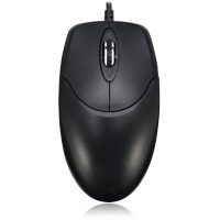 Adesso Mouse Wired HC-3003US 3 Buttons optical scroll up to 1000dpi PC/Mac - Black