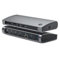 Alogic Docking Station USB-C 11-in-1 Dual Monitor Thunderbolt 4 3x 4K Ultra HD 60Hz 96W Power Delivery Fast Data 40Gbps Blaze - Space Grey
