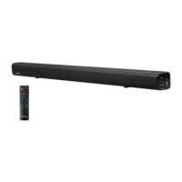 HamiltonBuhl Sound Bar 2.0 Bluetooth 39in Amplitude HD MAXXBASS with Remote 3 Preset Sound Modes - Black