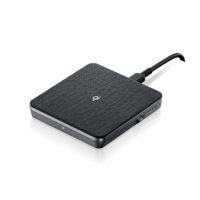 Alogic Qi Wireless Charging Pad 10W Fast Charge with USB-C to USB-A 3ft Cable - Space Grey