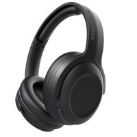 HyperGear Headphones Bluetooth Stealth 2 Active Noise Cancelling Built in Mic 18hr Play Time Over the Ear Comfort Mulitpoint Connection - Black