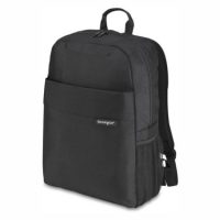 Kensington Backpack 16in Simply Portable Lite Side Pocket Adjustable Padded Shoulder Straps - Black
