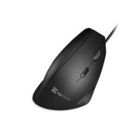 Klipxtreme Mouse Vertical Wired Krest Ergonomic 6 Buttons 1600dpi with Scroll Wheel PC/Mac - Black