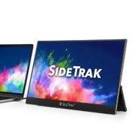 SideTrak Laptop Monitor 15.8in Solo Pro Freestanding Portable Monitor Anti-Glare LED Includes HDMI & USB-C Cables PC/MAC/Chrome/Console Gaming BIL - Black