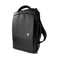 Klipxtreme Backpack 15.6in Bizman 2-in-1 Notebook Case Side Handle Built in USB Port  Padded Tablet Compartment Multiple Pockets - Black