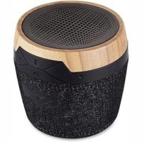 House of Marley Bluetooth Speaker Chant Mini Built in Mic Made from Recycled Materials Splash Proof IPX4  - Black