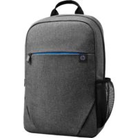 HP Backpack 15.6in Prelude Padded Shoulder Straps Multiple Compartments Side Pocket Durable - Gray