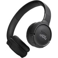 JBL Bluetooth Headphones TUNE 520 Pure Bass Sound App to Customize EQ Settings Multipoint Pairing On Ear Comfortable Ear Pads - Black