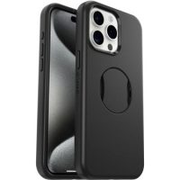 OtterBox iPhone 15 Pro Max PopSocket Symmetry Case - Black