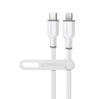 HyperGear Charge & Sync PD Lightning MFI to USB-C Flexi Pro Cable 6ft PD up to 60W Fast Charge 480Mbps High Speed - Soft Touch Silicone - Black