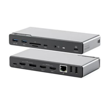 Alogic Docking Station USB-C or USB-A Quad Monitor 16-in-1 3x HDMI 1x DisplayPort 4k Ultra HD 60Hz 85W Power Delivery DV4 – Space Grey Alogic Docking Station USB-C or USB-A Quad Monitor 16-in-1 3x HDMI 1x DisplayPort 4k Ultra HD 60Hz 85W Power Delivery DV4 - Space Grey