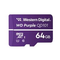 Western Digital Purple MicroSD 64GB MicroSDXC Card Designed for Security Surveillance -25 to 85 Degrees C
