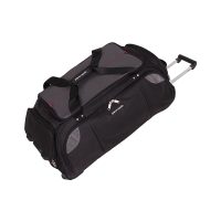 Pierre Cardin Luggage Roller Bag 26In Telescopic Handle Wheels Integrated Shoe Pocket With Lock  Keys - Black