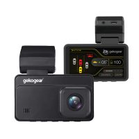 myGEKOgear Dashcam - Oribit D220 Dual Front (2K HD) & Rear (1080p) 140 Degree Wide Angle G-Sensor 32GB MicroSD Included (support up to 128GB) - Black